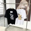 衣料品デザイナーメンズTシャツクラシックレタープリントファッションコットンショートスリーブトップラグジュアリーカジュアルシャツ27