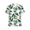 Özel Yetişkin Tam Baskı T-Shirt Erkek ve Kadınların Nefes Alabilir Teri Emilim Çift kat manşetleri küçülmüyor Polyester Leisure 202g Koyu Yeşil