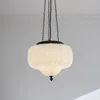 American Retro Glass Pendant Lamp Hallway Restaurant Bar and Homestay Pendant Light