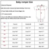 Rompers My First Christmas Baby Bodysuit Deer Santa Print Boy Girl Jumpusit Xmas Party Urodzony ubrania niemowlę Romper z długim rękawem