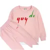 مجموعات الملابس في مخزون الأطفال عالي الجودة مجموعات الملابس الأولاد Gril Kids Clothes فاخرة ملابس رياضية مصمم طباعة سترة Drop de Dhmpj