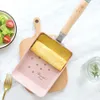Patelnia non stick fating miski japońskie omlety tamagoyaki aluminium aluminium jajka producent naleśników różowy sakura wzór kuchenny