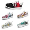 Casual schoenen heren dames casual schoen zwart wit populair ademend Zilver Chocolade dlive lopen laag zacht Multi lederen heren sneakers trainers d 42