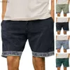 Shorts masculinos Moda Impresso Masculino Calças Curtas Verão Vintage Corduroy Bolsos Surf Shorts Mens Casual Praia Running Breechcloth Bottoms 240226