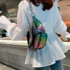 Frauen Taille Tasche Wasserdichte Streetwear Gürtel Taschen Fanny Pack Mädchen Sling Taschen Holographische Telefon Beutel Sport Tasche Heuptasje1273l