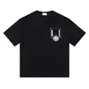 Rhude Designer T Shirt Mens T Shirt Luksusowa modna mode