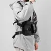 Sacs de taille Mode Tactique Poitrine Plate-forme Unisexe Fonction Streetwear Hip Hop Sac Réglable En Nylon Lettre Gilet