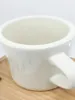 Tazze Tazza in vita creativa Tazza in ceramica bianca al latte Tazza da cartone animato Pubblicità minimalista Caffè carino