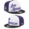 Los Angeles "Lakers" Boll Caps Casquette 2023-24 Unisex Fashion Cotton Baseball Cap Snapback Hat Män kvinnor Sun Hat Embroidery Spring Summer Cap grossist A24