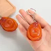 Keychains Simulation Abalone Pendant Keyring PVC HESIN Food Model DIY Kitchen Props Key Chain for Bag Charm Kid's Toys ShopWindow Display