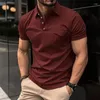 Männer Polos Sommer Herren Outdoor Military Stil Kurzarm Mann T-shirt Hohe Qualität Taste Casual Männer Einfarbig Polo marke Shirts