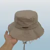 Chapéus de aba larga Designer de luxo Mulher verão le bob alichaut hat hat hat metal logotipo interna marca wwide1454445