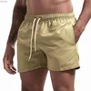 Mäns shorts snabba torra röda brädeshorts män som kör surfing simshorts med fick drstring badkläder badhorts stammar i lager 240226