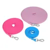 Colliers de chien 9.2M PVC longues laisses chat étanche Traction plomb corde couleur bonbon extérieur court laisse pour animaux de compagnie bleu Rose rouge jaune