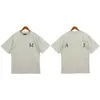 Männer T-Shirts Designer Polo T-Shirts Regenbogen Pilz Brief Drucken Kurzarm Tops Baumwolle Lose Männer Frauen Hemd Größe S-XL