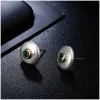 Earrings Hongye Hot Sale Natural Freshwater Pearl Earrings for Women 100% 925 Sterling Silver Stud Earrings Baroque sapphire Jewelry