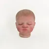 NPK 19Inch Born Baby Reborn Doll Kit Baby Rosalie Life Touch Touch Redan målad oavslutad dockdelar 240223