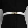 Bälten Kvinnor Luxury Designer Belt Classic Vintage Lock-On Dress Samla midjedekoration Tunn midjebredd 1.8 cm läderbälten Partihandel 240226