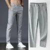 Pantalon Mode hommes ouvert entrejambe pantalon Sexy Sport caché fermetures à glissière coréen élastique Gay chaud entrejambe pantalon adulte jouet poches Streetwear