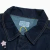 Herenjassen CAVEMPT Vintage Wash Blue Denim Casual losse jas Heren Dames C.E Safari Style Pocket Jacket
