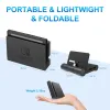 Chargers Nintendo Switch TV Dock Compatibile con Switch Mini Adattatore TV a caricatore pieghevole portatile 1080p HDMI e 3,0 USB Play Stand Charg