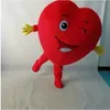 2024 Halloween Adult size Red Heart Apparel mascot Costume for Party Cartoon Character Mascot Sale free shipping support customization