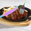 Ensembles de vaisselle ensemble de couverts occidentaux fourchette en acier inoxydable vaisselle étui de voyage cuillère Kit de Steak ustensiles de service Banquet