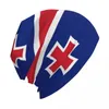 Baretten Vlag Van Georgië In De Britse Stijl Heren Mutsen Voor Vrouwen Outdoor Motorkap Hoeden Unisex Gebreide Muts hip Hop Cap