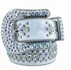 Designer Luxury Designer Belt Simon Belts for Men Women Shiny diamond belt Black Blue white multicolour with bling rhinestones as gift designerAW8T