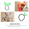 Bandanas Sprout Headband Hair Tie Set Lovely Bean Band Green Headdress For Toddlers Teens Kids Gifts 2pcs