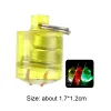 Tools 10200Pcs Mini Night Fishing Light Fish Trap Light Mini Cylindrical LED Bright 3 Color Flashing Fishing Lure Lamp for Angling