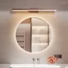 Lâmpada de parede moderna led espelho luz alumínio AC85-265V luzes do banheiro 40cm 60cm 80cm 100cm 120cm arandelas