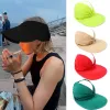Cappello parasole da spiaggia per donna 2024 Primavera/Estate Nuovo cappello a cilindro vuoto 50+ Cappello per protezione solare per donna Cappello sportivo all'aria aperta