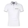 Designer Polo da uomo di lusso HUGO Lettera Casual manica corta Boss Uomo Moda risvolto allentato Mezza Boss Abbigliamento T-shirt di alta qualità4545