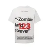 Men's T Shirts 2024 Men RRR123 Zombieland Thicken T-Shirt Hip Hop Skateboard Street Cotton T-shirts Tee Top US 1 2 3 Storlek #638