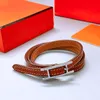 マンデザイナーカップルのためのde Coeur Bracelet Hの金メッキ18Kツリー樹皮T0p公式複製