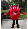 Super Cute Strawberry Mascot Costume Birthday Party Christmas Costume Ad Apparel Halloween Theme Clothing