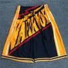 Herenshorts Ah yuan Vintage straatbasketbalbroek Warriors Raptors Sporttraining Losse oversized shorts heren Casual joggingbroek 240226