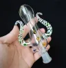 2021 إصدار جديد NC Set Octopus Design 14mm NC Kit مع Titanium Nail Mini Glass Water Pipes Bong ZZ