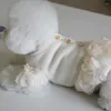 Dog Apparel Clothes Winter Rose Cloth Lady Warm Puppy Autumn Coat Clothing Three-dimensional Teddy Pet