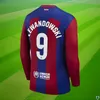 23 24 24 Koszulki piłkarskie z długim rękawem Pedri Joao Felix Barca Gavi 2023 2024 Balde Ferran Raphinha Barcelona Gundogan F. de Jong Football Shirt Men Player Kid