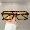 Solglasögon Kammpt Vintage Solglasögon 2024 Ny klassisk Double Bridge Outdoor Mens Sunshade Fashion Retro Multi Color Brand Design Womens Glasses J240226