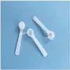 0 5g gram 1ML Plastic Scoop PP Spoon Measuring Tool for Liquid medical milk powder - 200pcs lot OP1002294e