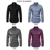 Men's Dress Shirts For Men Punk Shirt Glossy Long Sleeve Nightclub Party Performance Sexy Tops Fashion High Quality