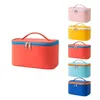 Cosmetic Bags 2024 PU Bag Hand Holding Ladies Portable Storage Korean Style Ins Candy Color