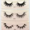 Ögonfransar 100Pair Bulk Visofree 3D Mink False Eyelashes Natural Fluffy Dramatic Volume Fake Lashes Extension Handgjorda CrueltyFree Eyelash