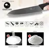 Kitchen Knives Kitchen knives Ceramic Knives Accessories set 3 Paring 4 Utility 5 Slicing 6 chef Knife+Holder+Peeler Black Blade Q240226