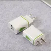 Carregador de parede usb para samsung xiaomi porta dupla 2a saída viagem eua ue plug adaptador alimentação compatível para telefone