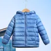 Manteau en duvet pour enfants, veste pour hommes et femmes de fonds, automne hiver 2024, plume légère pour bébé