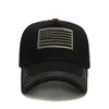 Ball Caps US Flag Net Baseball Hat Summer Breathable Hat Mens Tactical Hat Unisex Hip Hop Hat Outdoor Sports Truck Hat J240226